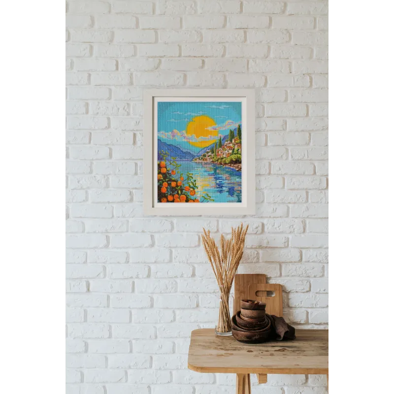 Kreuzstich-Set Die Sonne Siziliens (Deco Scenes) 25x30 cm AAH-215