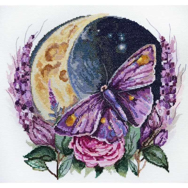 Kreuzstich-Set Verzaubert vom Mondlicht (Deco Scenes) 28x30 cm AAH-224