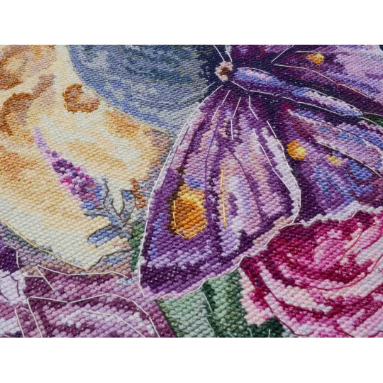 Kreuzstich-Set Verzaubert vom Mondlicht (Deco Scenes) 28x30 cm AAH-224