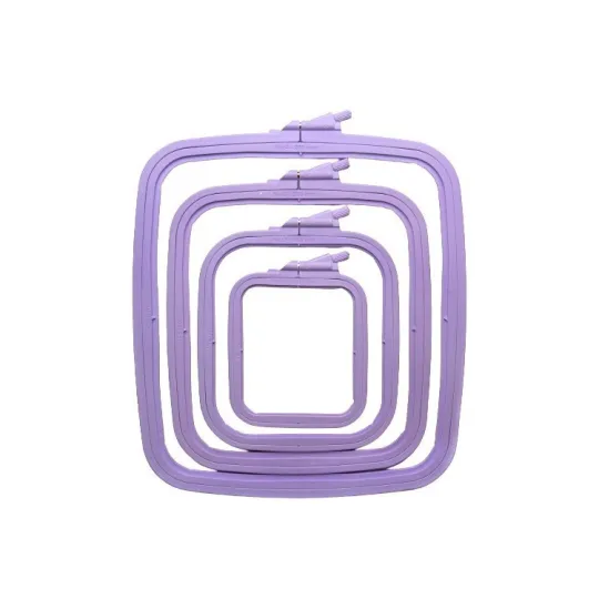 14.5x16.5 cm Plastic Square Hoop (lilac) 170-12LI