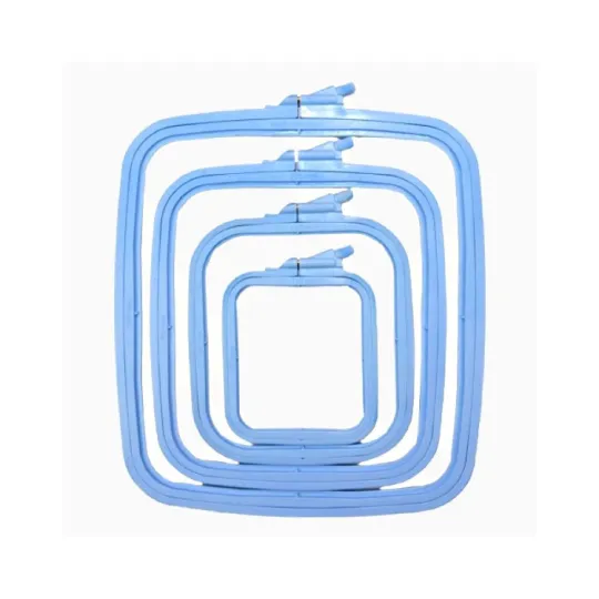 25x28 cm Plastic Square Hoop (bliue) 170-14BL