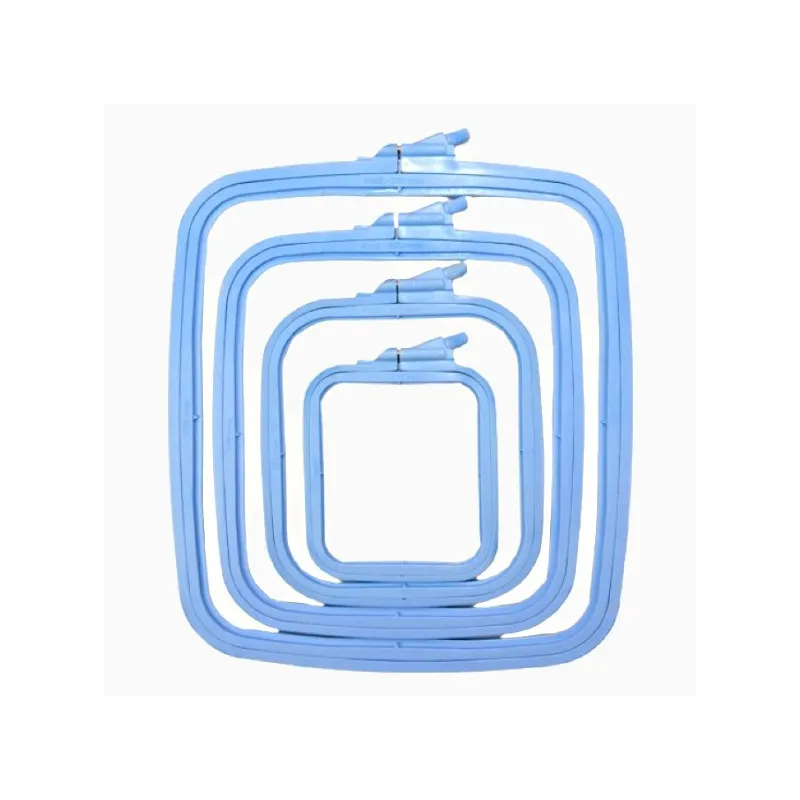 25x28 cm Plastic Square Hoop (bliue) 170-14BL