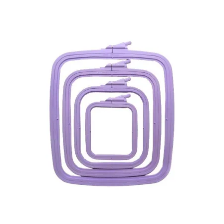 Cercle en plastique carré (rectangulaire) Nurge 25x28 cm (lilas) 170-14LI