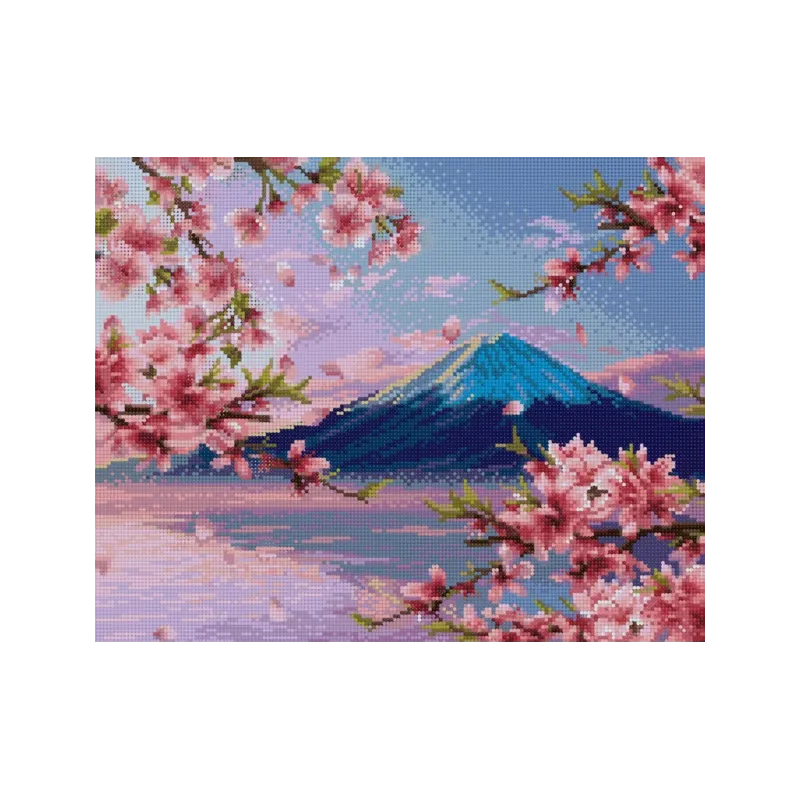 Diamond Painting "ArtCity" on the subframe Mount Fuji 30x40 cm VA801