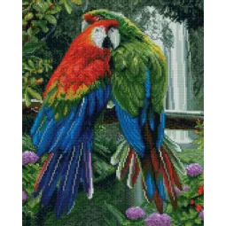 (Discontinued) Diamond Painting "ArtCity" on the subframe At the waterfall 30x40 cm VA802