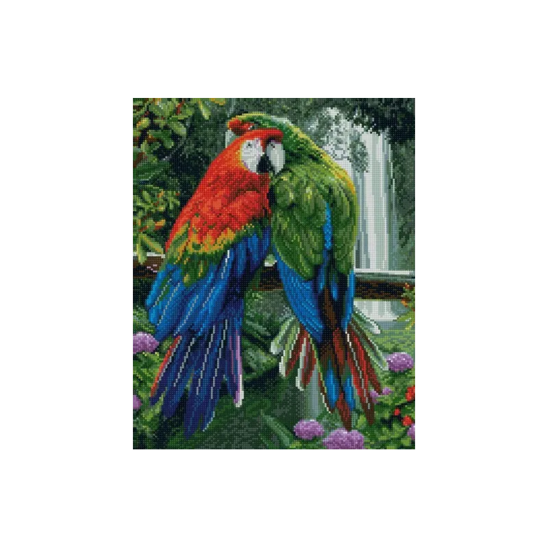(Eingestellt) Diamond Painting "ArtCity" auf Keilrahmen "Am Wasserfall" 30x40 cm VA802