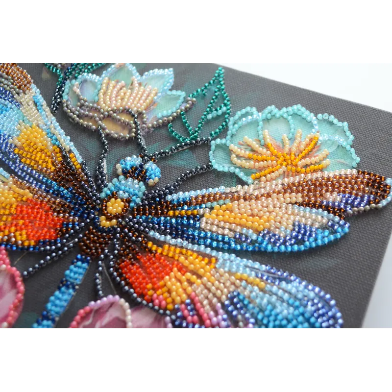 Kit de broderie de perles principal Ailes vacillantes (Décors) 20x20 cm AAMB-106