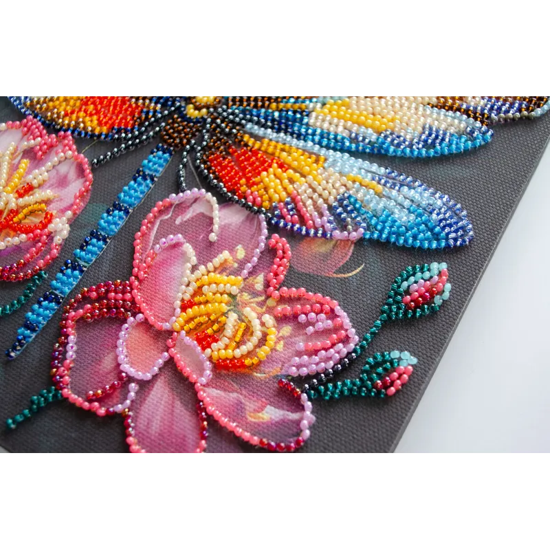 Kit de broderie de perles principal Ailes vacillantes (Décors) 20x20 cm AAMB-106