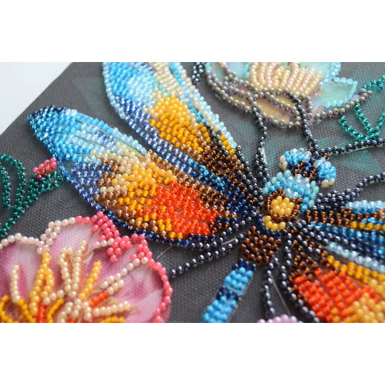Kit de broderie de perles principal Ailes vacillantes (Décors) 20x20 cm AAMB-106