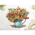 Cross stitch kit "Scarlet bunches of rowan" SNV-878