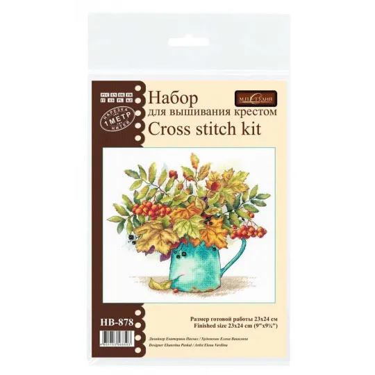 Cross stitch kit "Scarlet bunches of rowan" SNV-878