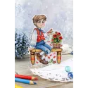 Cross stitch kit "Boy with a cold heart" SR-925