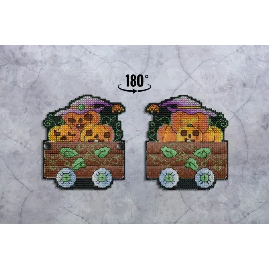 Cross stitch kit "Pumpkin Wagon" SR-930