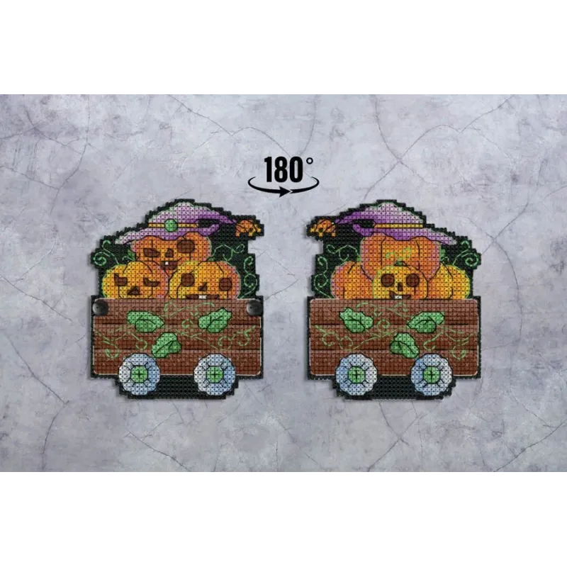 Cross stitch kit "Pumpkin Wagon" SR-930