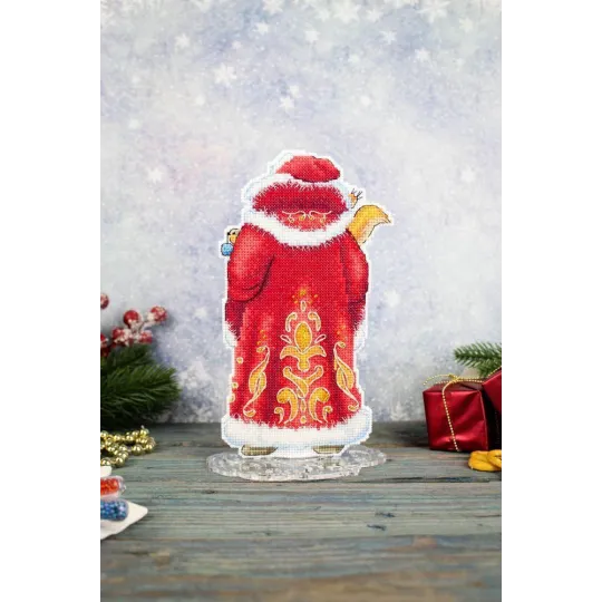 Cross stitch kit "Santa Claus, with stand" SR-943