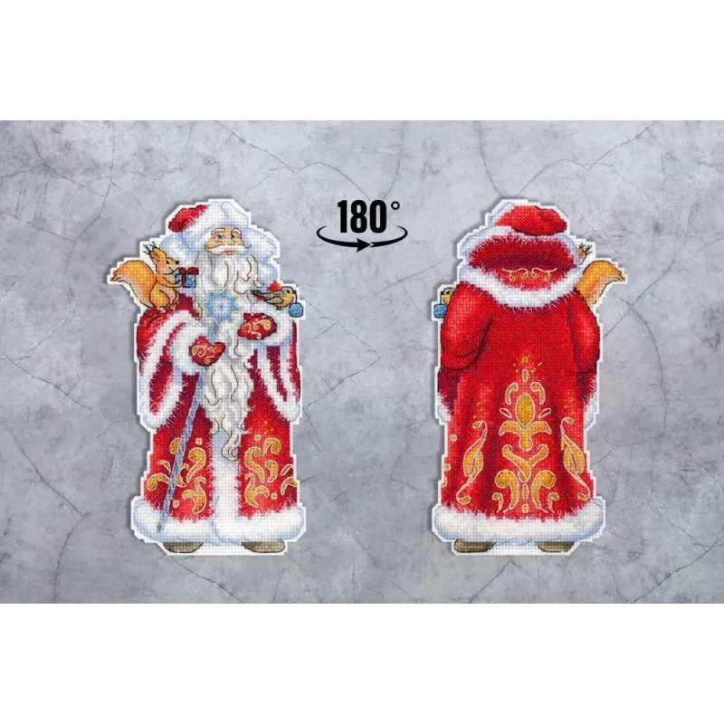 Cross stitch kit "Santa Claus, with stand" SR-943