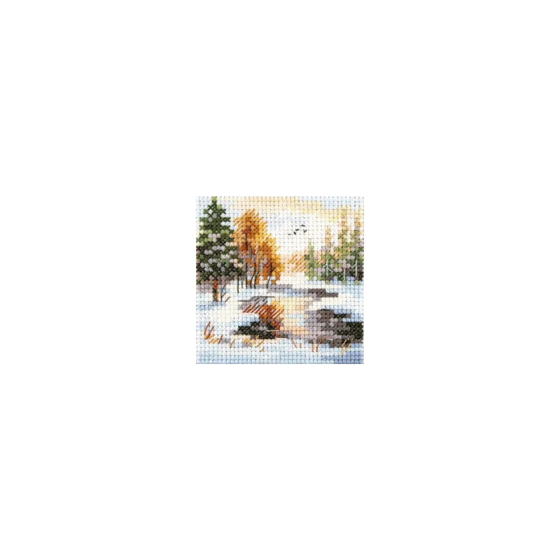 Cross stitch kit "Winter came. In the forest" S0-236