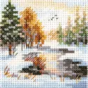 Cross stitch kit "Winter came. In the forest" S0-236