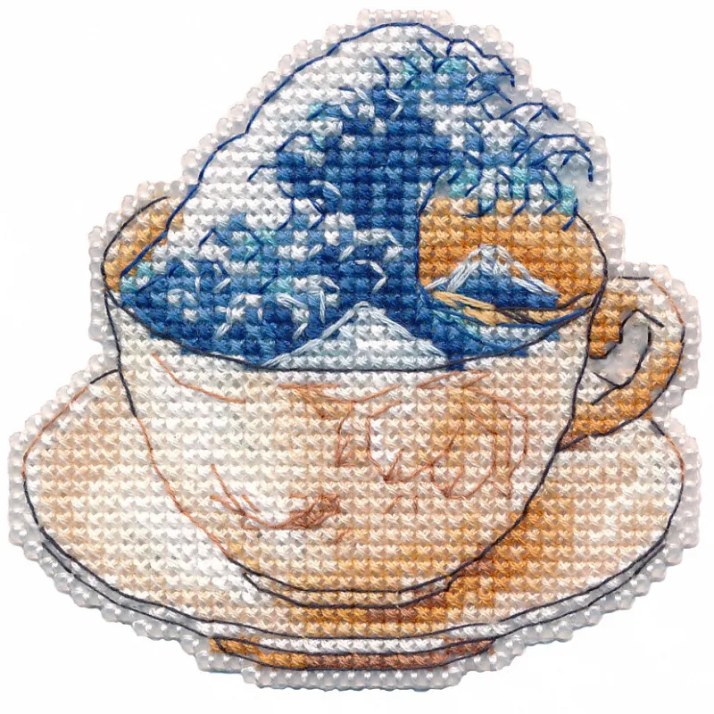 Cross stitch kit "Magnet. Wave" S1605