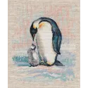 Cross stitch kit "Penguins" S1606