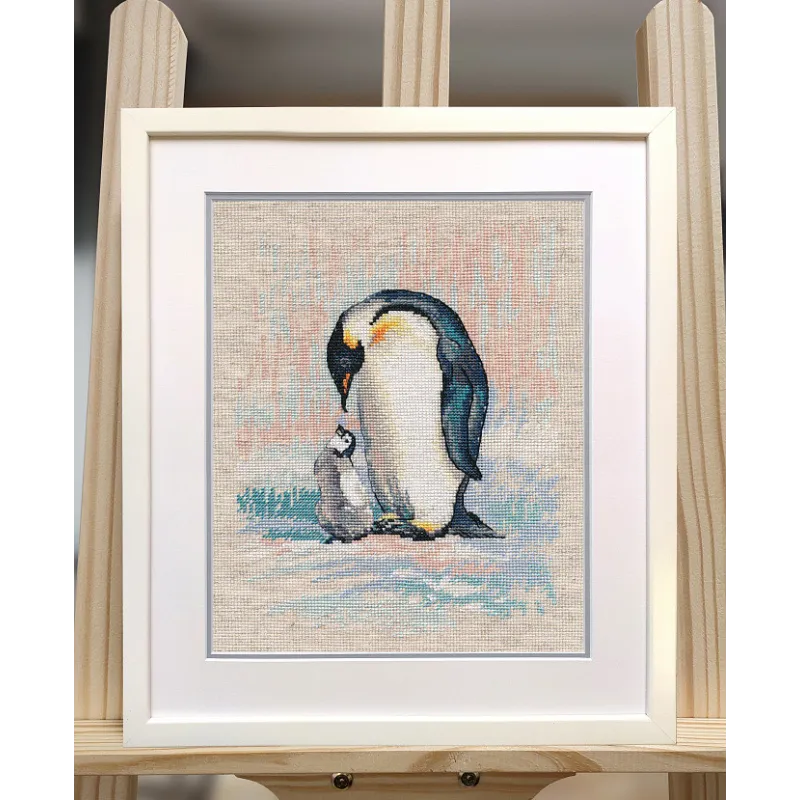 Kreuzstich-Set "Pinguine" S1606