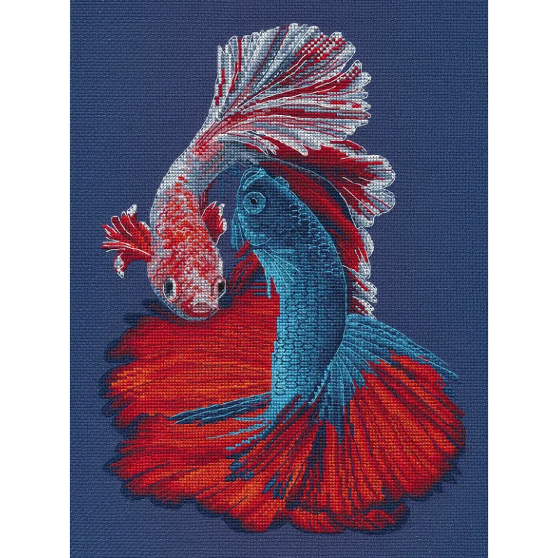 Cross stitch kit "Betta fish" S1607