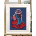 Cross stitch kit "Betta fish" S1607