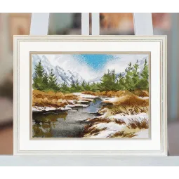 Kit de point de croix "L'arrivée du printemps" S1614