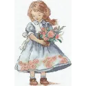 Cross stitch kit "Spring Girl" SAND-35