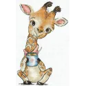 Cross stitch kit "Coffee lovers. Giraffe" SANK-65