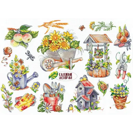 Cross stitch kit "Garden stories" SANS-68