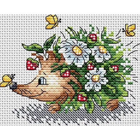 Cross stitch kit "Spring hedgehog" SM-660