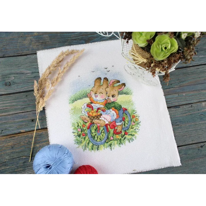 Cross stitch kit "With the wind" SM-767