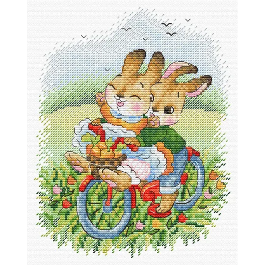 Cross stitch kit "With the wind" SM-767