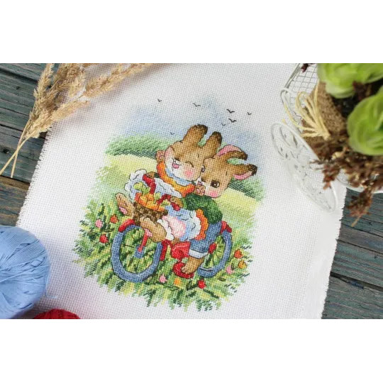 Cross stitch kit "With the wind" SM-767