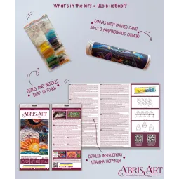 Основной набор для вышивания бисером - Между днем и ночью (Декоративные сцены) 40x16 см AAB-918