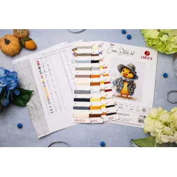 Kreuzstich-Set Der Detektiv Ente 15x18 cm SB1416