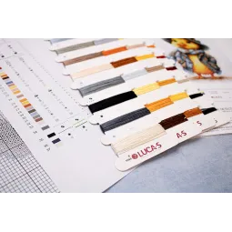 Kreuzstich-Set Der Detektiv Ente 15x18 cm SB1416