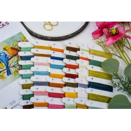 Kryželiu siuvinėjimo rinkinys Paukščių daina 43x22 cm SBU5062