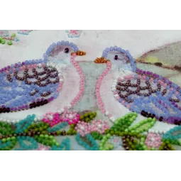 Main Bead Embroidery Kit Love coo 27x35 cm AAB-857