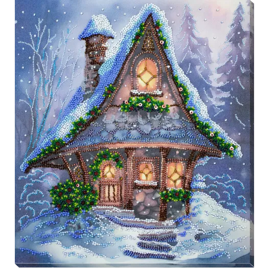 Main Bead Embroidery Kit - When winter blows cold AAB-892