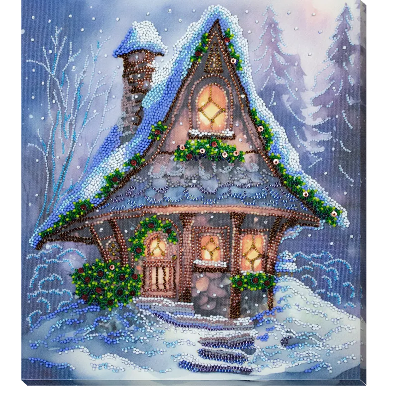 Main Bead Embroidery Kit - When winter blows cold AAB-892