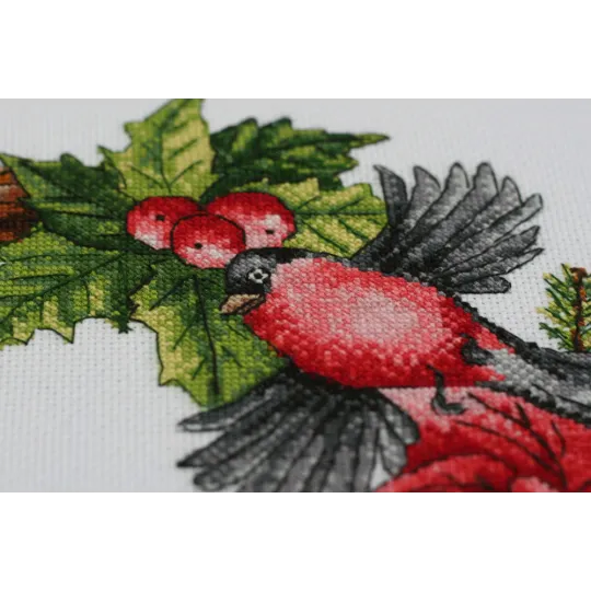 Cross-stitch kits - Christmas wreath AAH-154