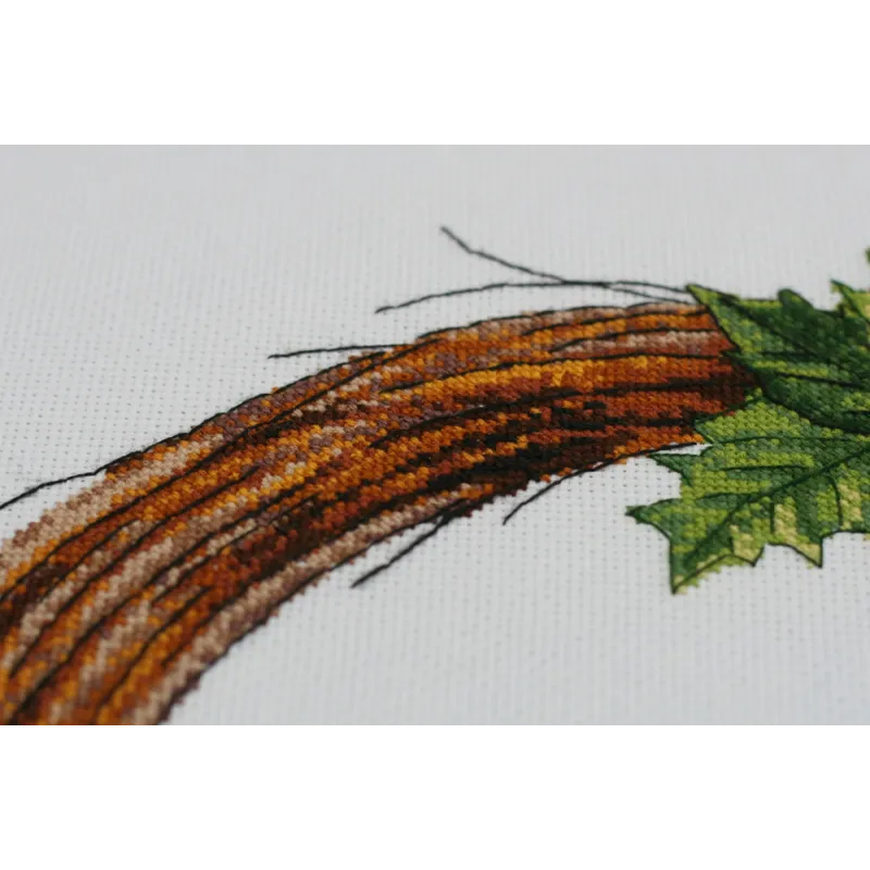 Cross-stitch kits - Christmas wreath AAH-154