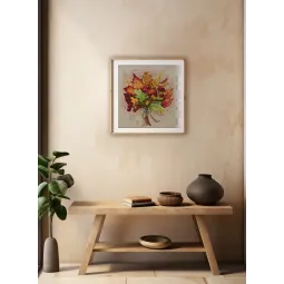 Cross-stitch kit Autumn moment 31x32.5 cm AAH-185