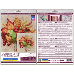 Kit de point de croix Instant d'automne 31x32.5 cm AAH-185