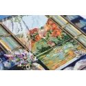 Kreuzstich-Set Teeparty am Fenster 23x23 cm AAH-199