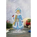 Cross stitch kit "Snow Maiden, with stand" SR-944