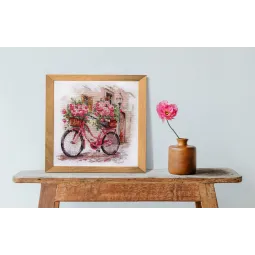 Kreuzstich-Set Das lang erwartete Rendezvous 23x23 cm AAH-223