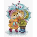 Cross stitch kit "Under the umbrella" SM-778